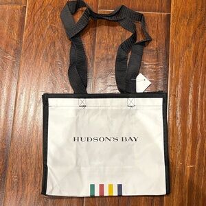 NEW Hudson’s Bay Company HBC multistripes Tote shopping Bag - small size